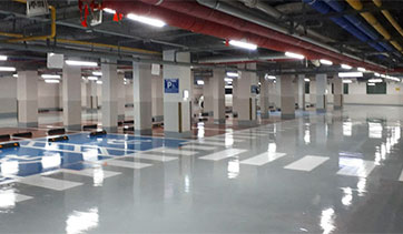 商场地下停车场环氧地坪如何翻新？